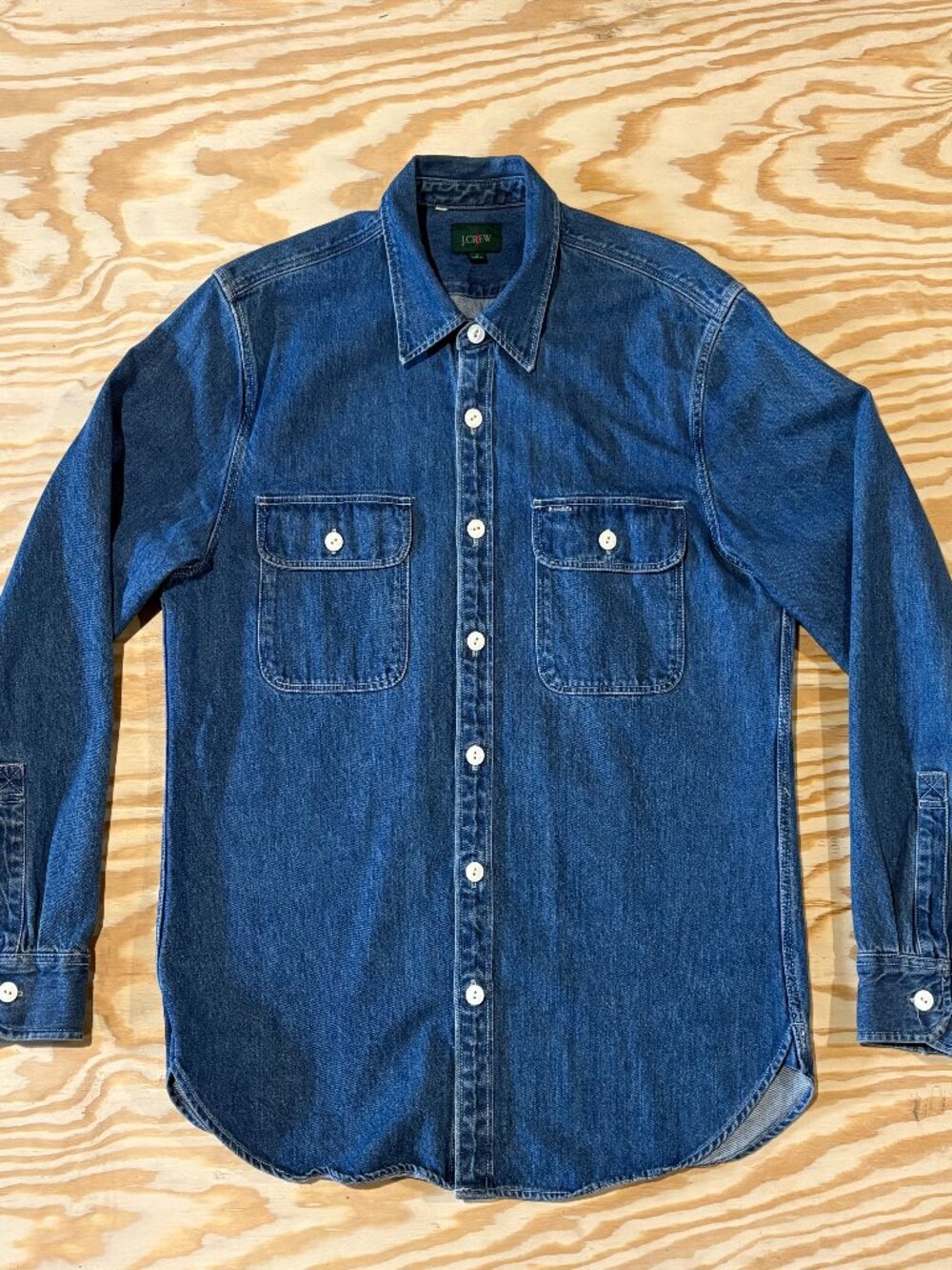 J.Crew Midweight Denim Workshirt | Mens | Size Medium